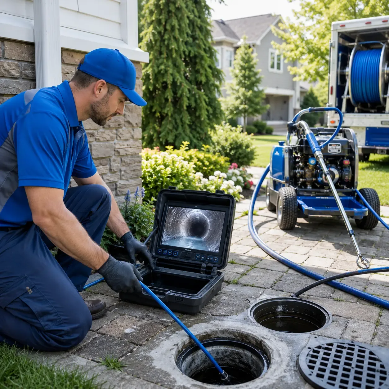 Outdoor drain cleaning professionals serving Murphys, CA